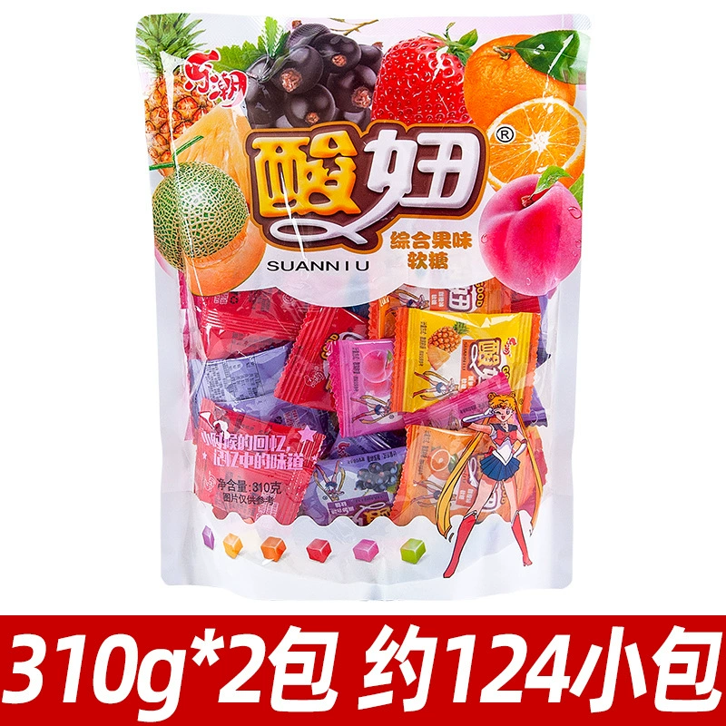 Le Chao Sour Girl Mixed Fruit Sugar 310г Ностальгальные снеки Memories of Memories конфеты