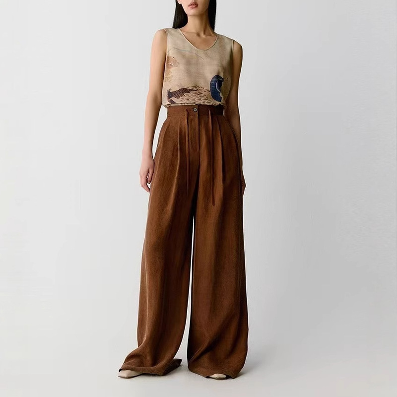 IC Xiaohe Spring Women's Clothing [Liantang Milk Duck] Pure Original Series High-grade Silk Vest