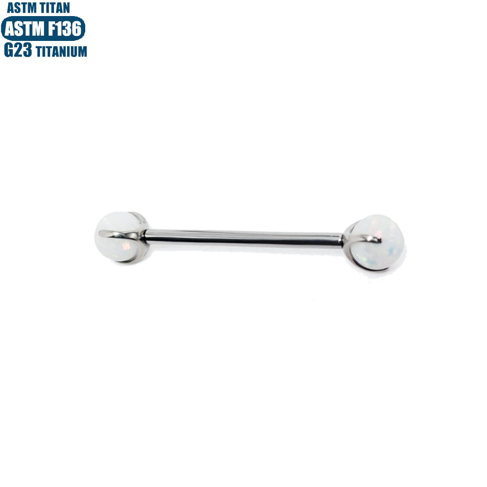 Pointed titanium steel lip stud product view