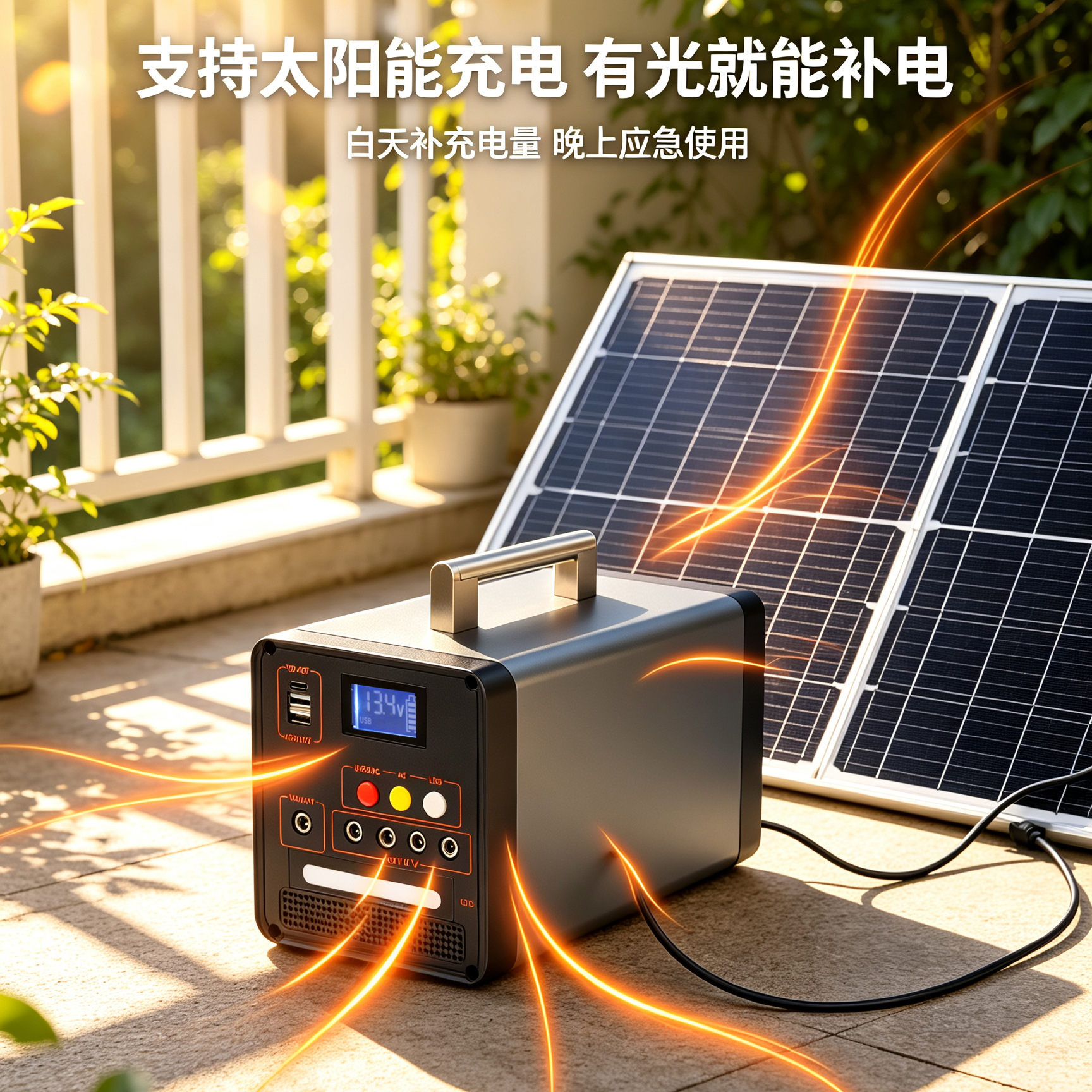 Outdoor mobile power wholesale high power capacity 3000W night market stall solar emergency energy storage battery