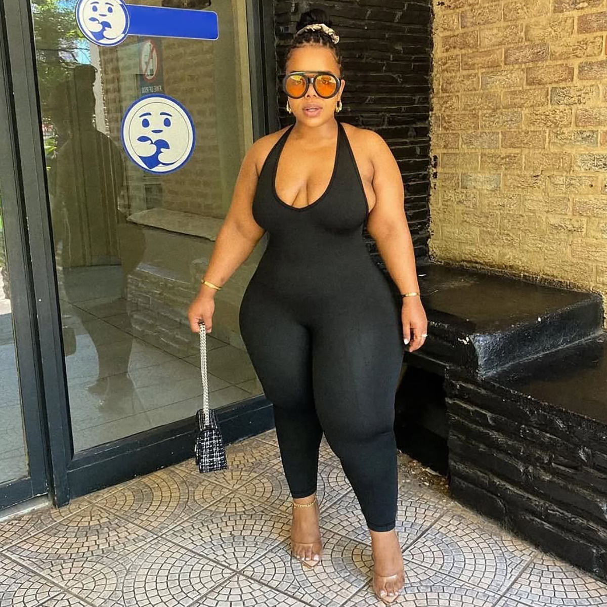 summer sexy solid color overall