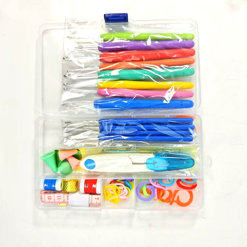 Трансграничный волшебный набор крючков 53 шт. Новый вязаный свитер 16 видов размеров крючков