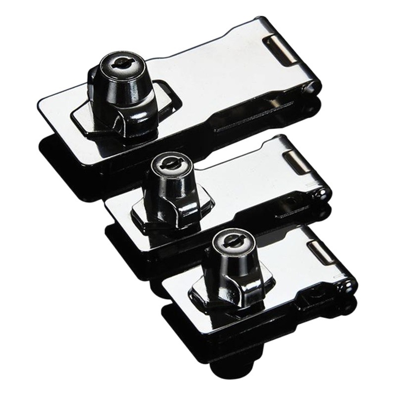 Cerradura con cerradura Tarjeta de bloqueo hebilla cajón cerradura del Gabinete cerradura de la puerta del gabinete escritorio armario cerradura hogar pasado de moda agujero libre