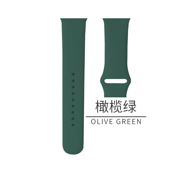 Официальная модель Apple iWatch456789se с solid color спортивный Ultra2 лента для совместимых устройств Apple Silicon S9