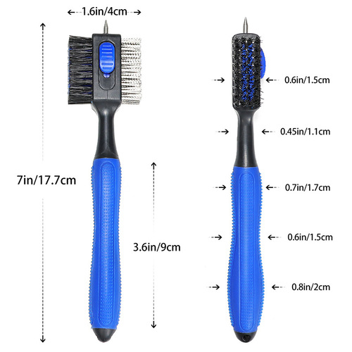 Cross-border new mini magnetic buckle golf club cleaning brush golf brush golf accessories manufacturer