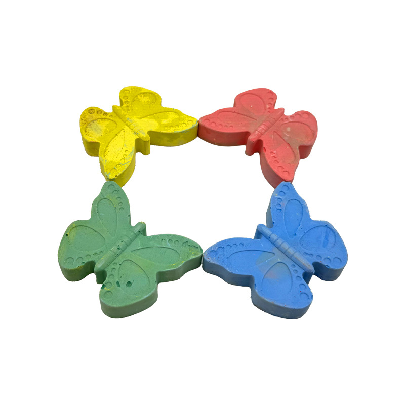 巨大人行道异形蝴蝶粉笔