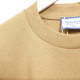 400g heavy solid color pure cotton men's half sleeve T-shirt American small neckline short sleeve T-shirt loose top Brown
