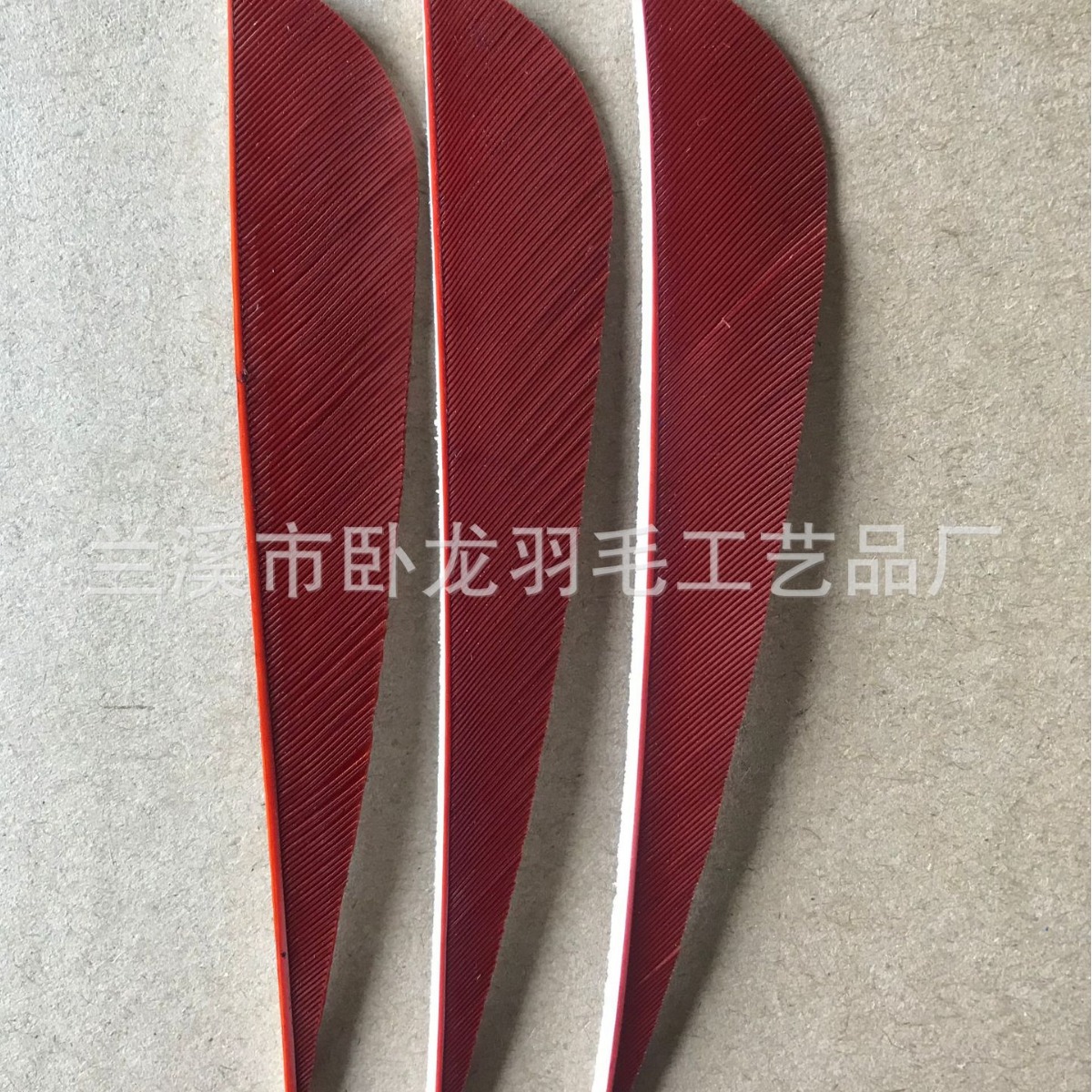 Spot supply of 4 -inch colorful turkey real feathers arrow feathers