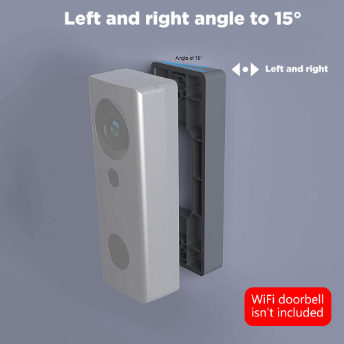 Doorbell Bracket WIFI Video Left Right Up Down Angle Adjustment Installation Plate Bracket Wedge Doorbell Adjustment