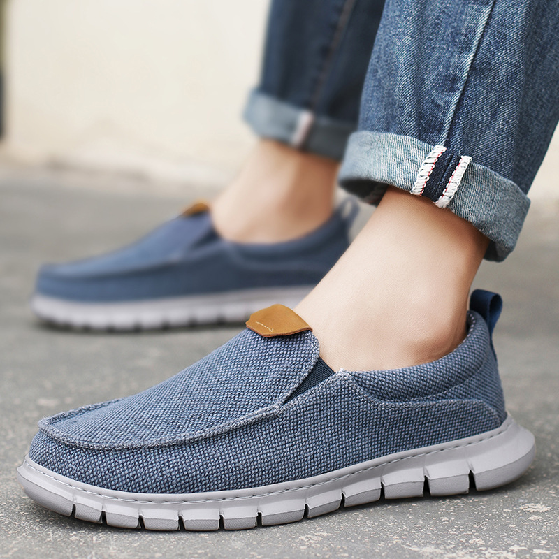 Nuevos zapatos Lefu transfronterizos, zapatos casuales, zapatos de lona para hombre, ropa de comercio exterior, pedales perezosos