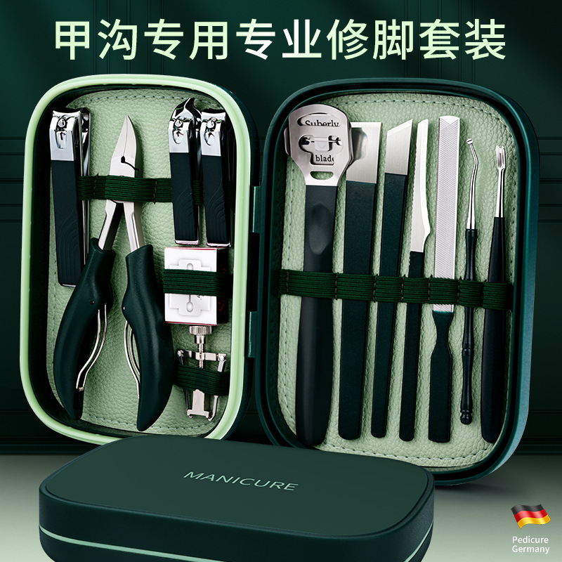 Kit de 13 piezas de nail groove - cuchillo de corte secundario más afilado