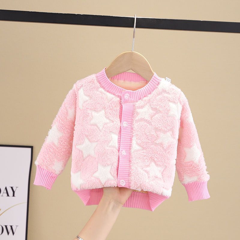 14 flannel white stars