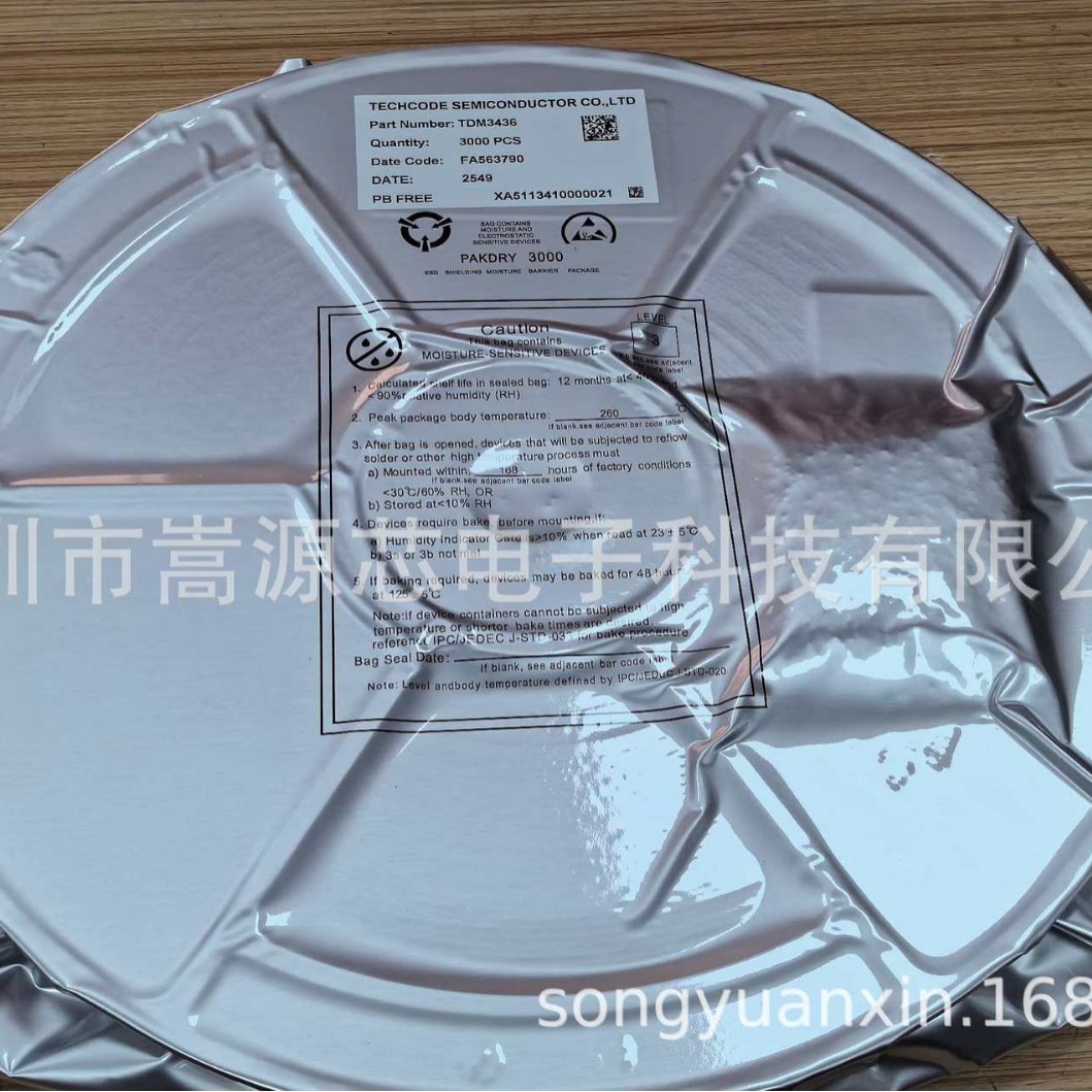 批量供应泰德TECHCODE原装正品 N-MOS管TDM3436