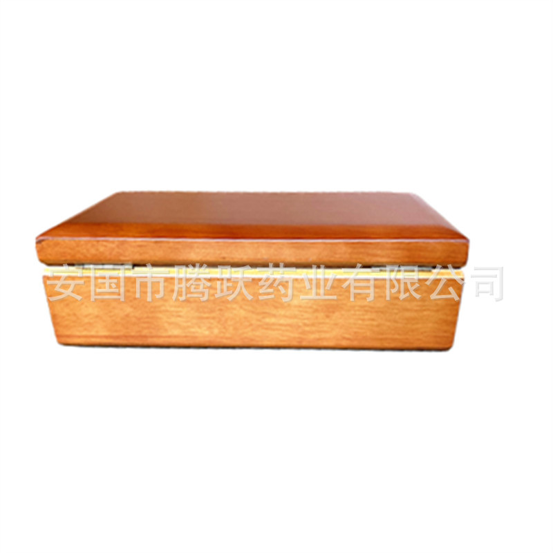 Brocade Gift Box Empty Wooden Display Case 10 Holes 2.7cm Diameter for Herbal Tea Balls and Small Jars key features