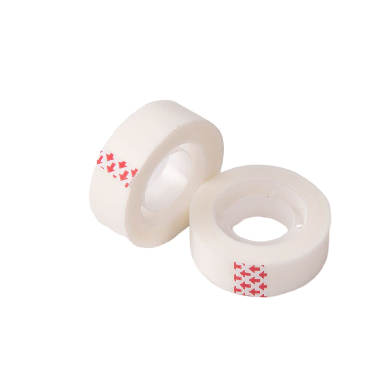 Cinta blanca papelería de la Escuela de oficina papelería pequeña cinta transparente de alta adhesivo no es fácil de romper cinta hecha a mano