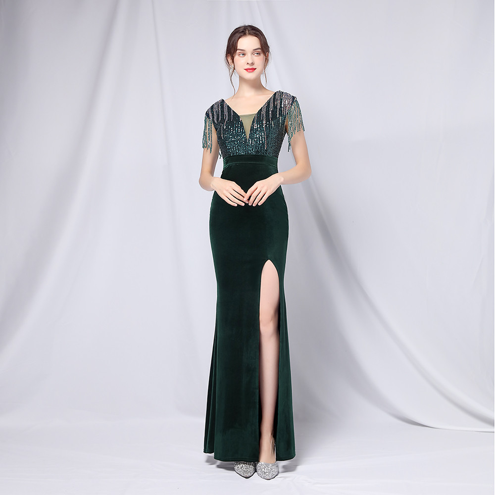 D9345 1520K VÁY ĐẦM LIỀN THÂN DỰ TIỆC NỮ YIEOUBA SEXY GỢI CẢM SEXY THỜI TRANG NỮ G04 SẢN PHẨM MỚI
