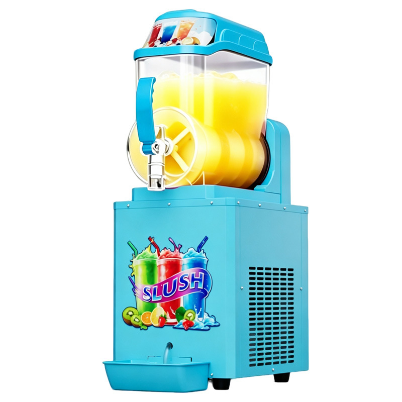 Máquina de Granizados Comercial de un Cilindro, Dos Cilindros, Tres Cilindros, Máquina para Derretir Nieve, Máquina de Smoothies, Máquina de Jugos, Máquina de Bebidas Frías, Máquina de Granizados image 13