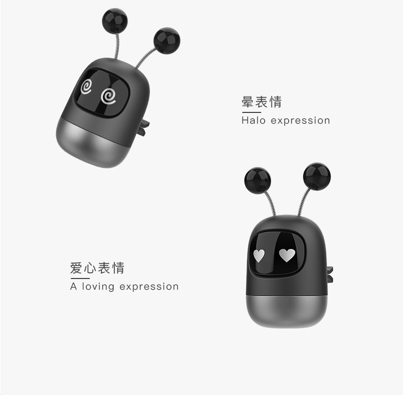Car Robot Aromatherapy Car Air Outlet Fragrance Car Dashboard Cartoon Solid Perfume Office Ornaments