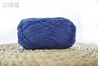 [Envío gratis] productos genuinos de cuatro hebras hilo de algodón de leche hilo de bebé muñeca hilo de algodón ganchillo lindo muñeca lana 4-Strand