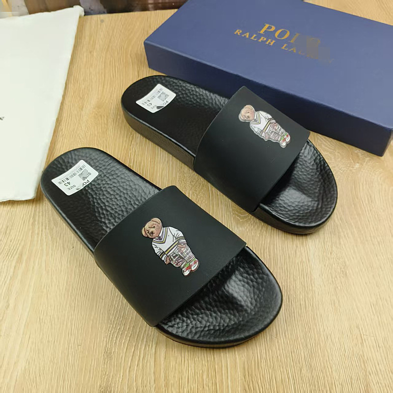 American, European, and Southeast Asian Foreign Trade Cross-Border Men's Summer Polo Cartoon Character Thick-Soled Non-Slip Slippers