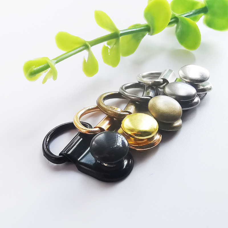 Suministro transfronterizo 9*14mm mosquetón material de cobre instalación de distribución de uñas zapatos de escalada Correa hebilla del zapato bolsa D anillo