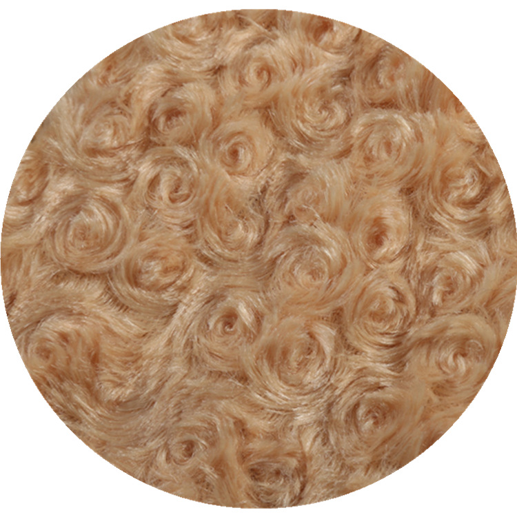 Suministro cepillado PVVelvet engrosada cepillado super suave Rosa terciopelo urdimbre tejido de terciopelo de punto Zapatillas Zapatos y sombreros tela de juguete de peluche
