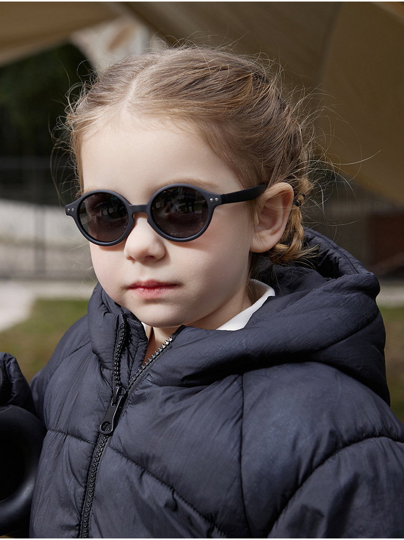 جذاب تاك إطار بيضاوي اطار كامل الاطفال النظارات الشمسية display picture 2
