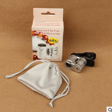 Новый 9595W мобильный телефон клип светодиодный свет HD микроскоп