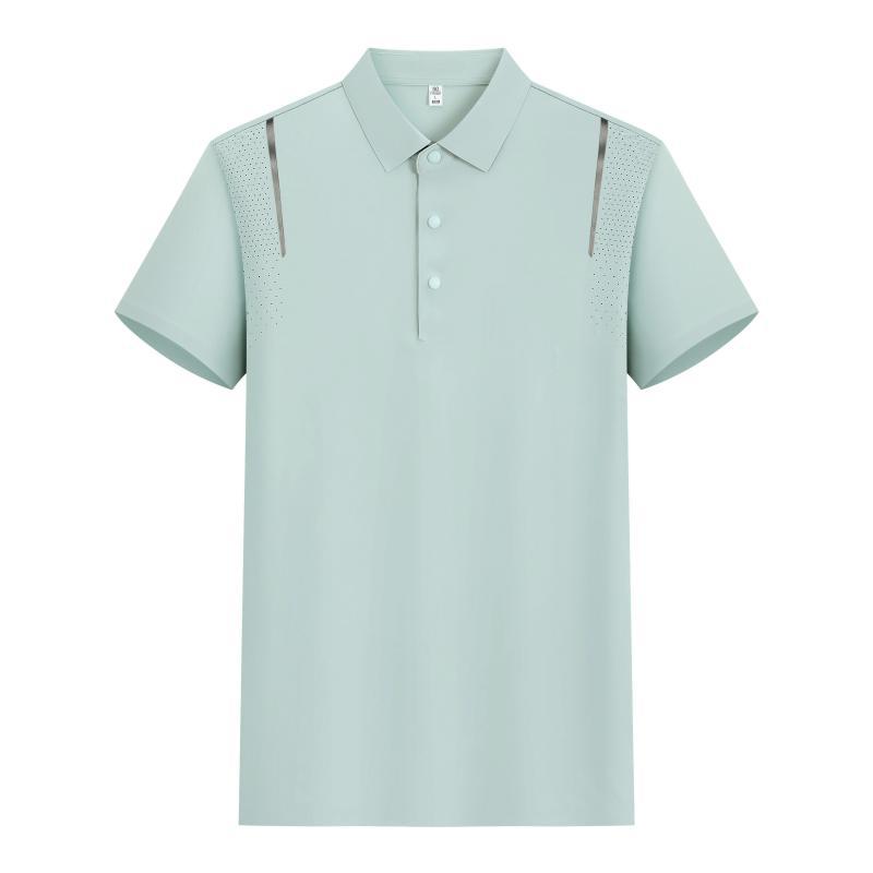 170G secado rápido camiseta polo camiseta de verano impresa logotipo de manga corta ropa de trabajo masculina y femenina ropa de grupo personalizada