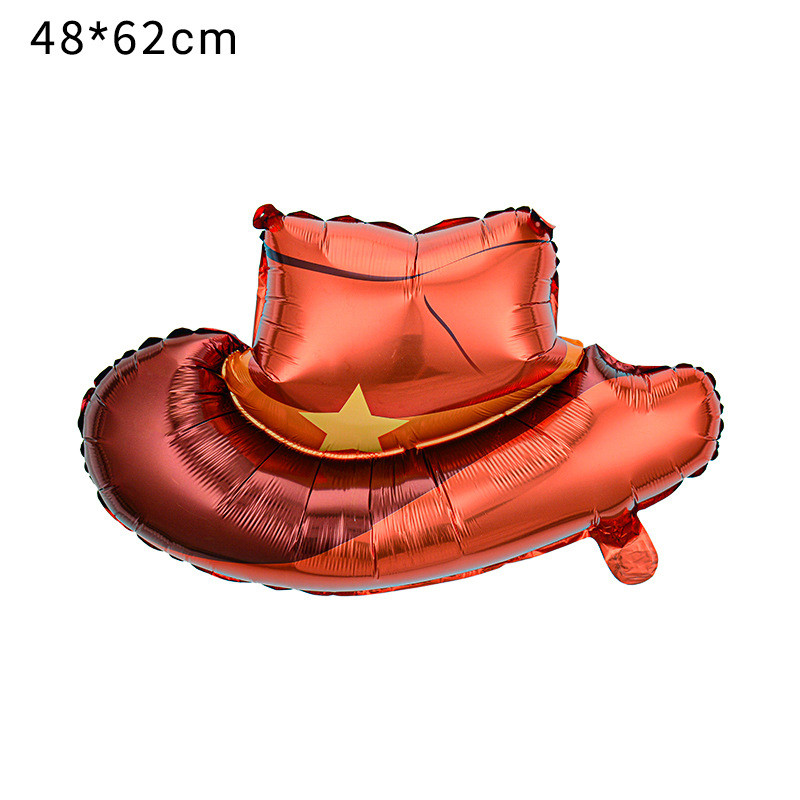 Globos de aluminio con motivos de caballos para decoraciones temáticas de vaqueros y del oeste, carreras de caballos y decoraciones para fiestas. image 16