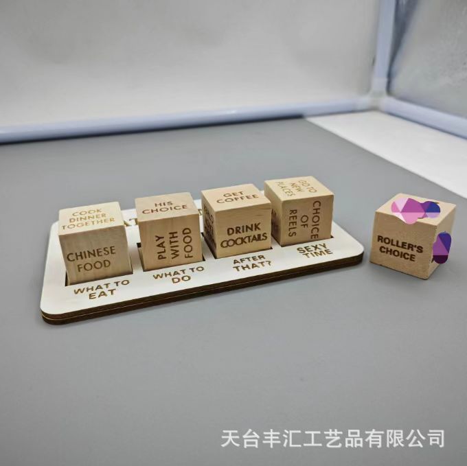 Date Night Dados amante adulto Date Night Dados Amazon independiente de pie dados de madera