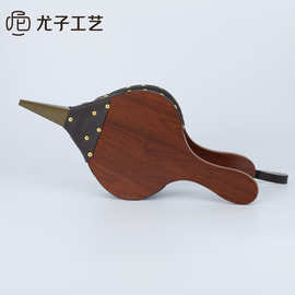 皮老虎手风器壁炉鼓风木制家居工艺品功能手动式烧烤风箱实木手工