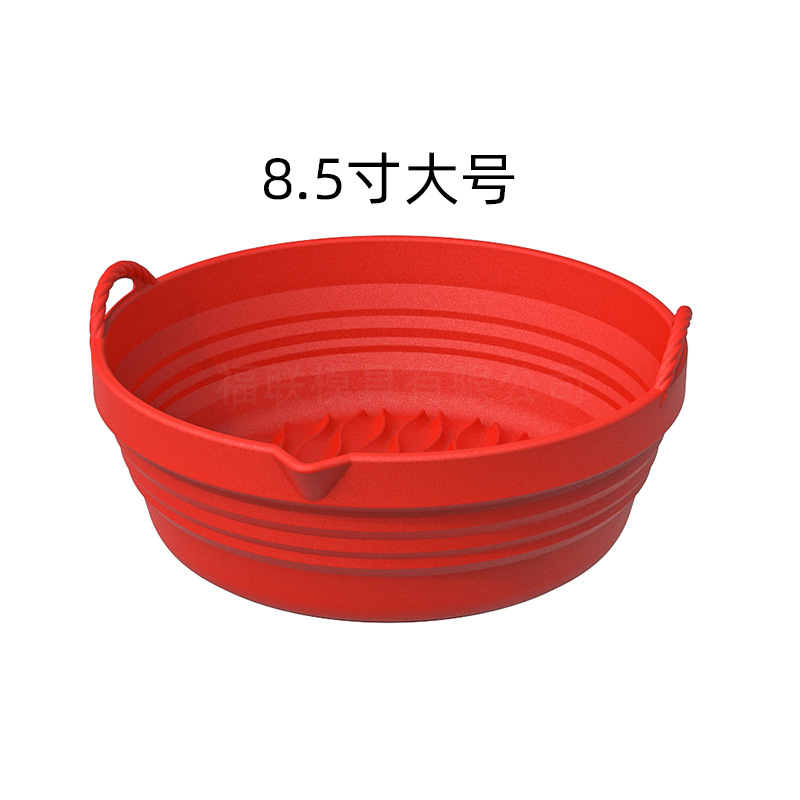 Bandeja de silicona para barbacoa Zibo, tapete para freidora de aire y parrilla, bandeja especial para drenar aceite, tapete plegable y resistente a altas temperaturas.