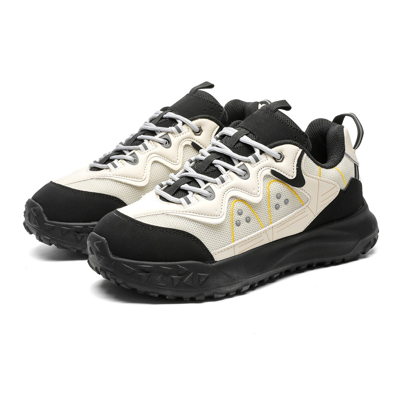 Cold mounting nicho de alta calidad camping pareja zapatos de senderismo senderismo antideslizante, resistente al desgaste, ocio, fondo grueso todoterreno al aire libre, hombres y mujeres