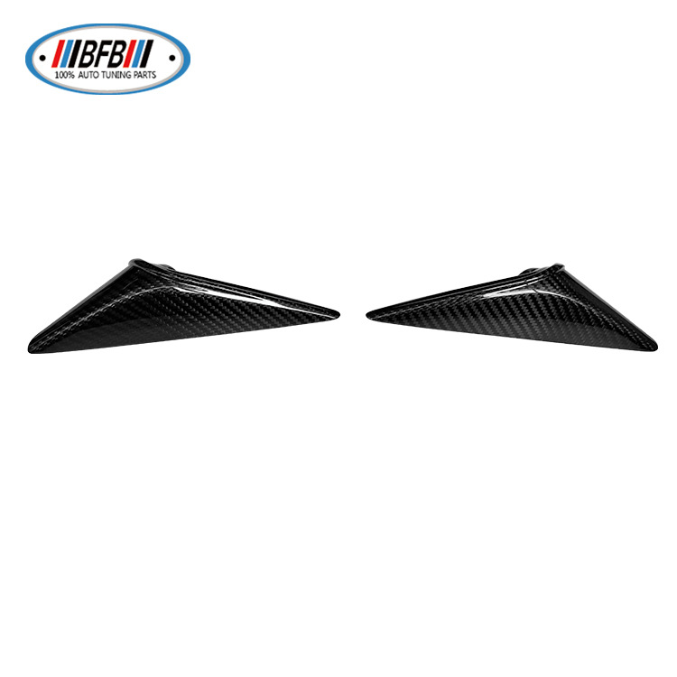 100% Real Carbon Fiber Camera Trim - For Tesla Model S 2022 - Glossy Turn Signal Frame Shell Cover