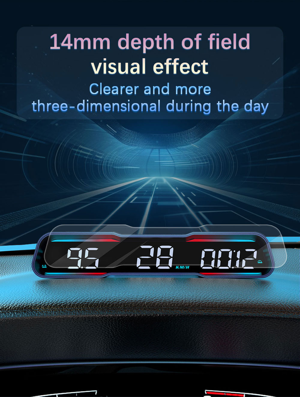 Car-mounted HUD head-up display, universal for cars, with Beidou GPS speedometer, multifunctional, high-definition, traditional Chinese, Hong Kong and Taiwan
