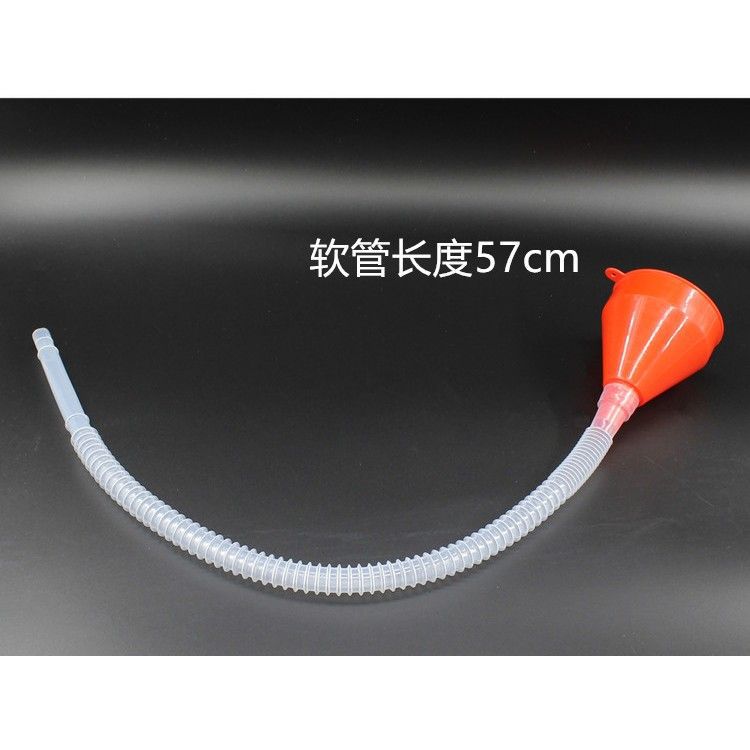 Guía de llenado de aceite de la motocicleta tubo de plástico embudo coche gasolina combustible líquido herramienta de reparación de combustible cubo doméstico