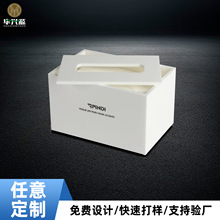 创意亚克力纸巾盒酒店KTV方形抽纸盒logo定制亚克力桌面餐巾盒子