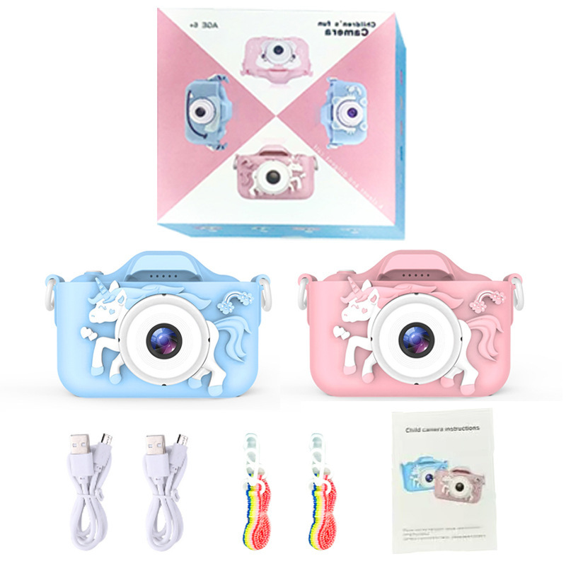 クロスボーダーx2子供カメラデジタルカメラアニメ子供玩具一眼レフ小学生写真ビデオ卸売り|undefined