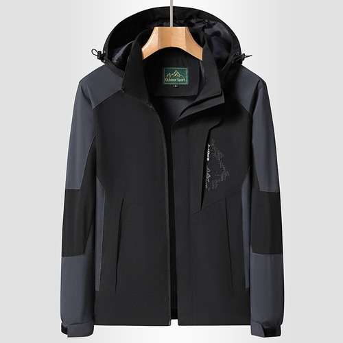 Men's and women's outdoor three-in-one jackets for Tibetan couples trendy brand mountain climbing 23 new windproof mountaineering clothing for mountain climbing