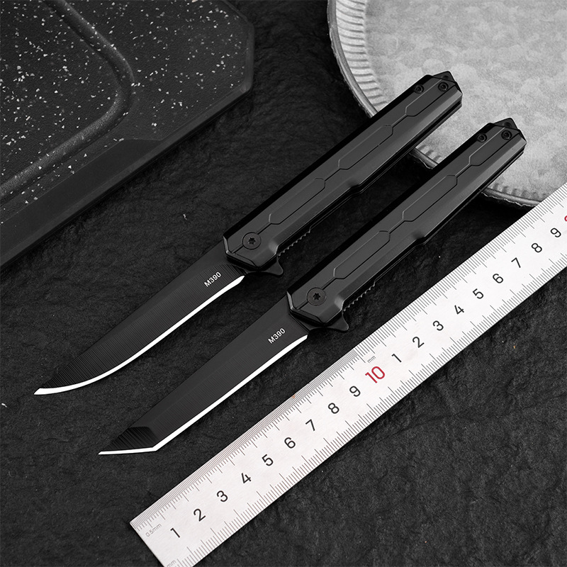 新款黑化启航者折叠刀高硬度户外野营随身便携折叠刀水果刀防身刀