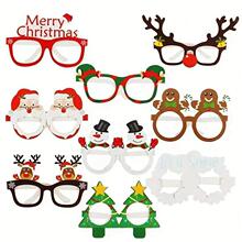 E 49676 3D Christmas Glasses Snowman Mask ʥ���ɶ��۾�