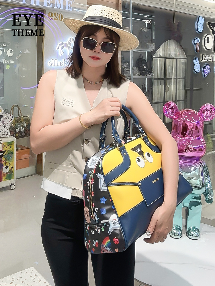 Bolsa de viaje de gran capacidad de acondicionamiento físico de dibujos animados de moda bolsas de viaje personales 2655 #