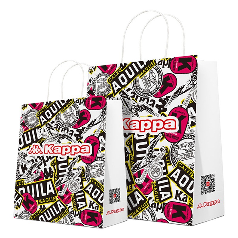 Bolsa de papel Kraft tienda de ropa bolso gafas tienda de compras embalaje bolsa de regalo bolsa de papel engrosada Impresión de logotipo