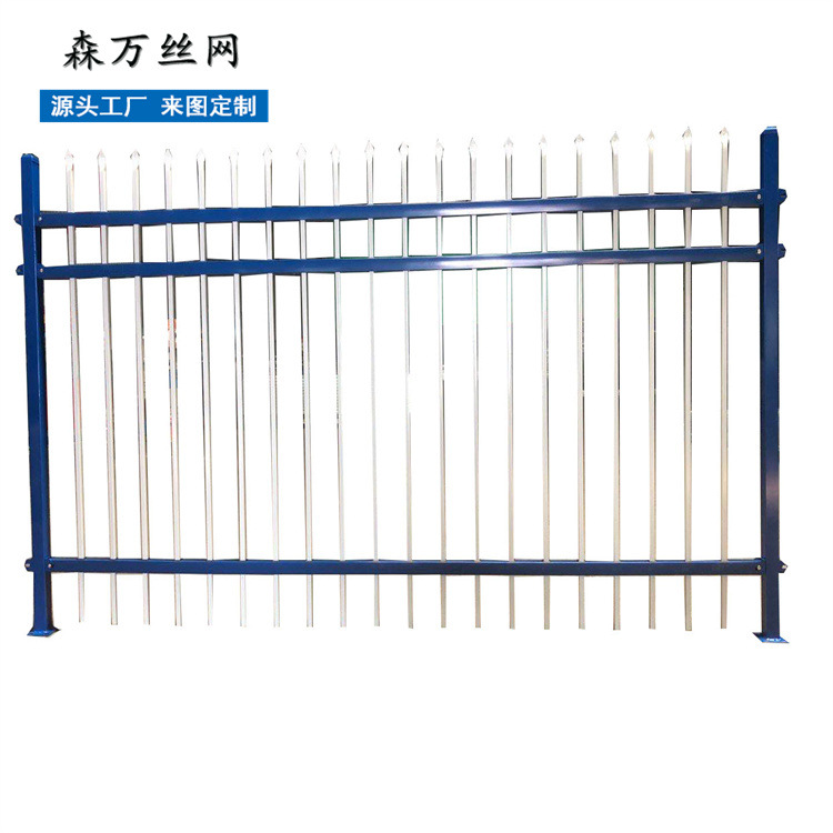 Aislamiento puntual del fabricante Valla de hierro Valla de hierro Valla de carretera de acero de zinc Fábrica al aire libre Pared de patio Valla de protección de acero de zinc