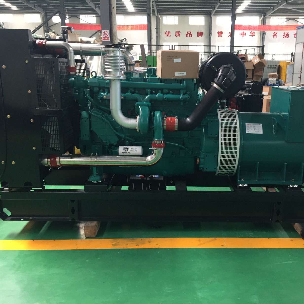 潍柴股份300千瓦 300千瓦纯铜无刷电机 WP10D320E200柴油发电机组