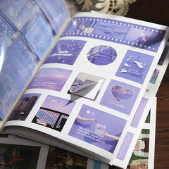 Zaomo Wind Letter シリーズ ins 雑誌素材ステッカーノートブック装飾 DIY ステッカー 6 スタイル