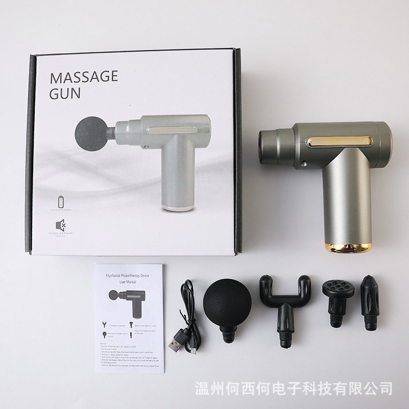 クロスボーダー小型筋膜銃ミニ携帯筋肉リラックス頚椎マッサージ器MINI女性用EMOマッサージ銃|undefined