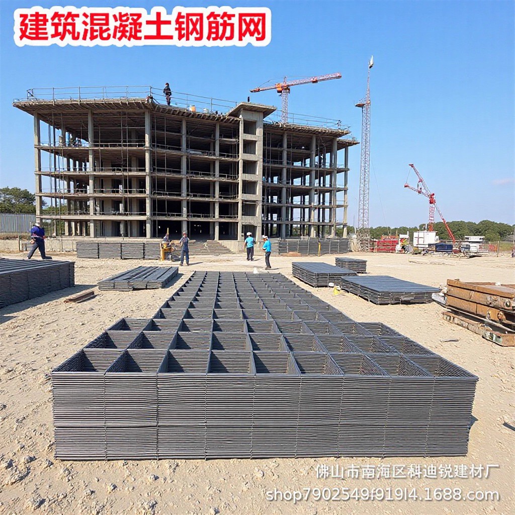 楼顶屋面浇筑钢丝网4个加粗200*200钢筋网双层双向焊接钢筋网片