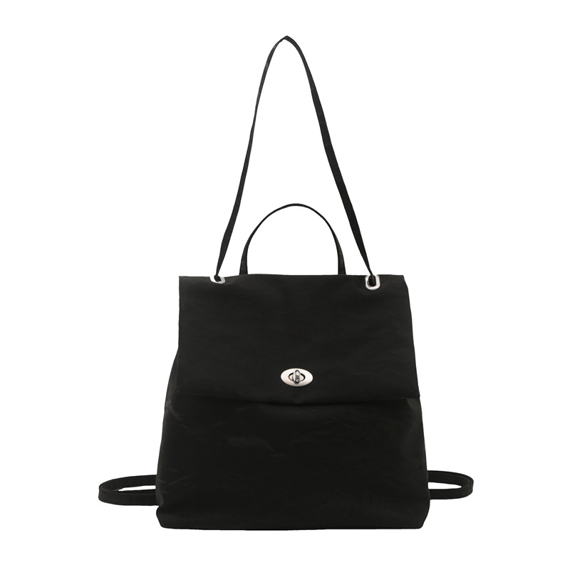 Mochila de moda coreana para mujeres 2024 verano nuevo estilo simple ocio de gran capacidad versátil mochila corta